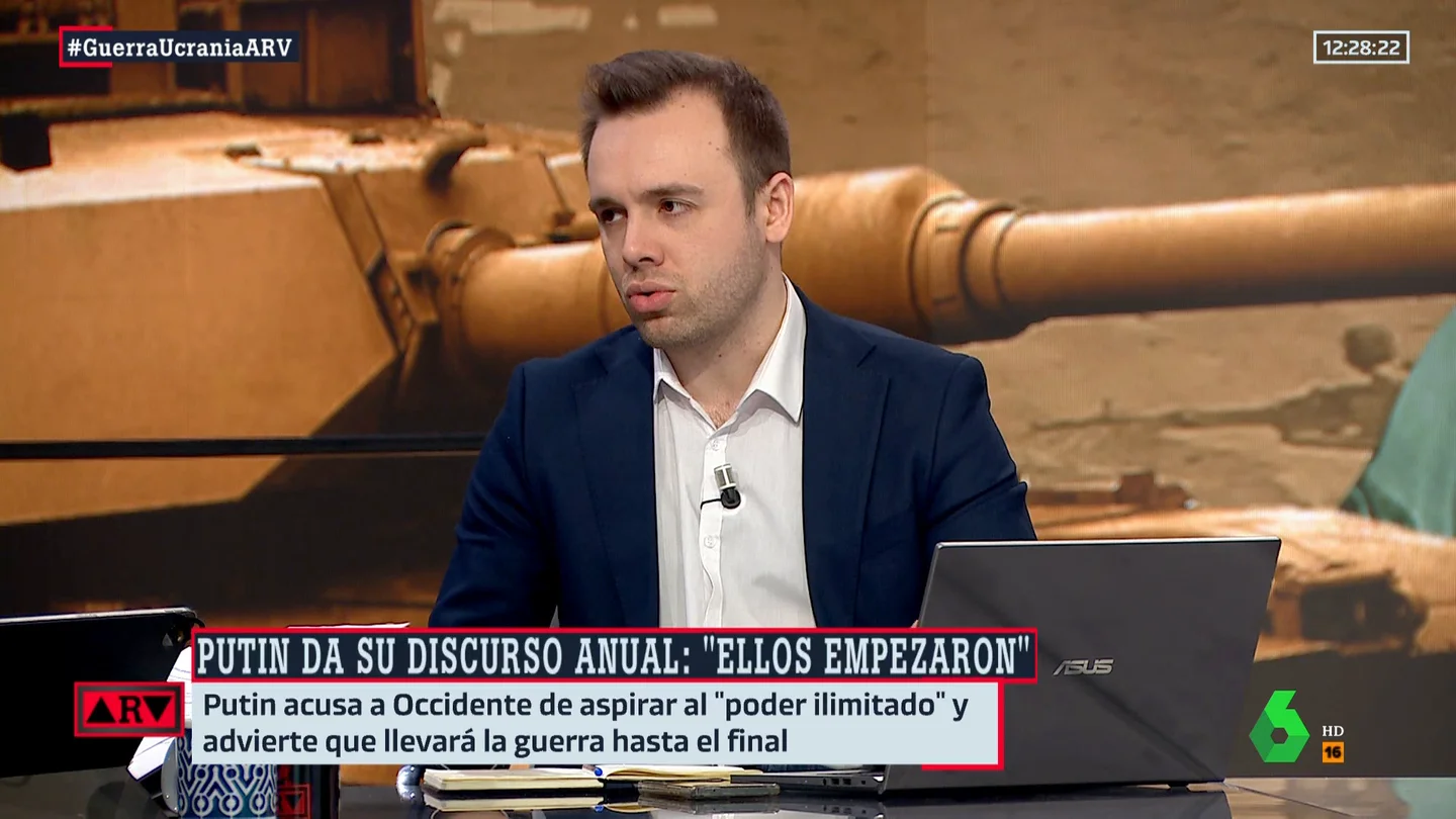 Yago Rodríguez: "Es una guerra por el alma rusa" Yago Rodríguez: "Es una guerra por el alma rusa"