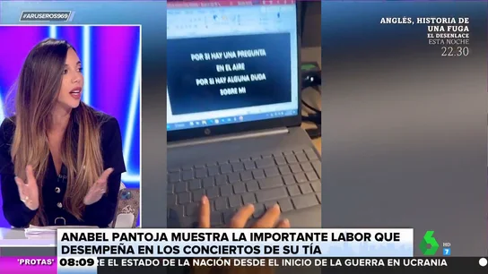 La sorprendente labor de Anabel Pantoja en los conciertos de Isabel Pantoja La sorprendente labor de Anabel Pantoja en los conciertos de Isabel Pantoja
