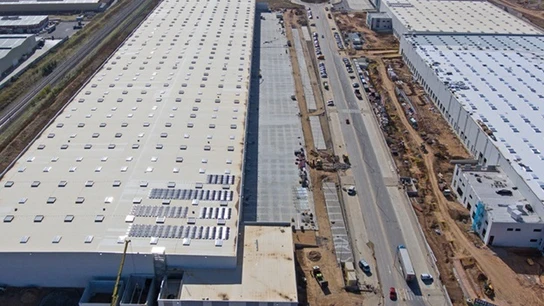 Imagen de archivo del polígono industrial de Cabanillas del Campo. Imagen de archivo del polígono industrial de Cabanillas del Campo.