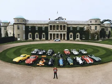 1993 Día de la prensa fuera de Goodwood House con el duque de Richmond 1993 Día de la prensa fuera de Goodwood House con el duque de Richmond