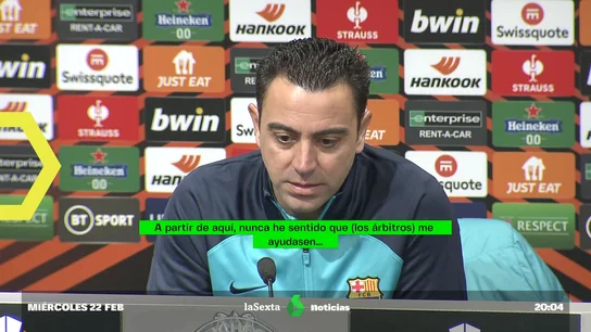 Xavi, sobre las palabras de Rummenigge: "Nunca he sentido que me hayan ayudado" Xavi, sobre las palabras de Rummenigge: "Nunca he sentido que me hayan ayudado"