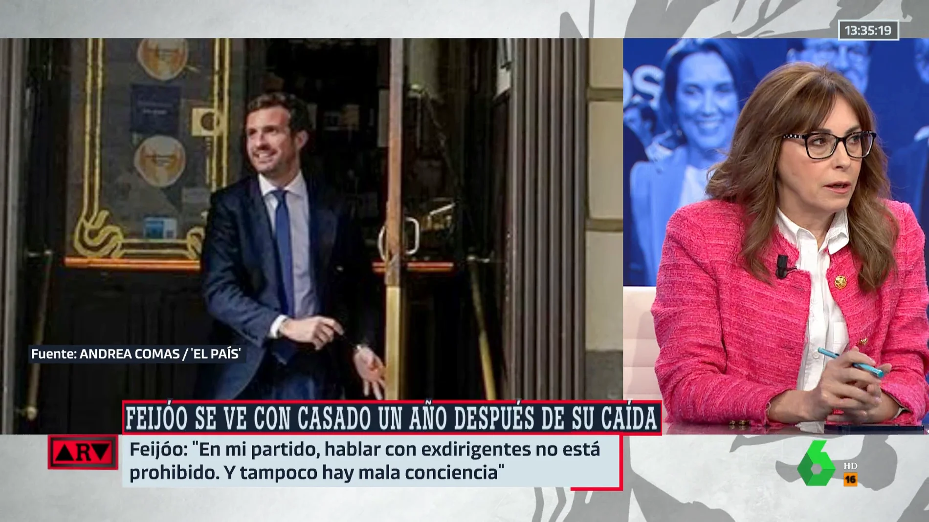 Angélica Rubio: "Casado ha sido más caballero con el PP y Feijóo de lo que fueron con él"