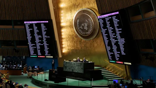 La Asamblea General de la ONU aprueba una resolución de condena contra Rusia en el aniversario de la guerra La Asamblea General de la ONU aprueba una resolución de condena contra Rusia en el aniversario de la guerra