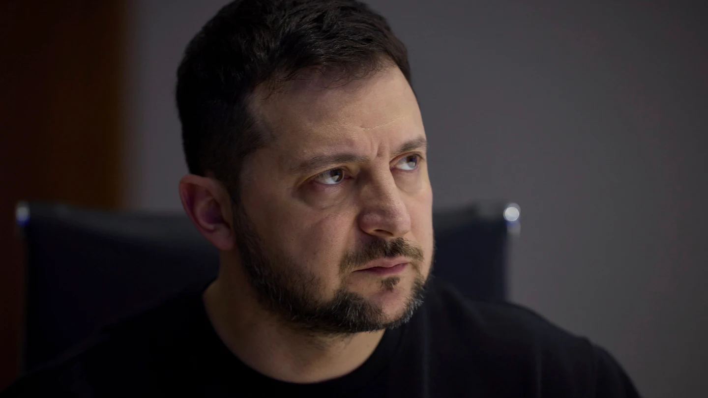 El presidente de Ucrania, Volodímir Zelenski El presidente de Ucrania, Volodímir Zelenski