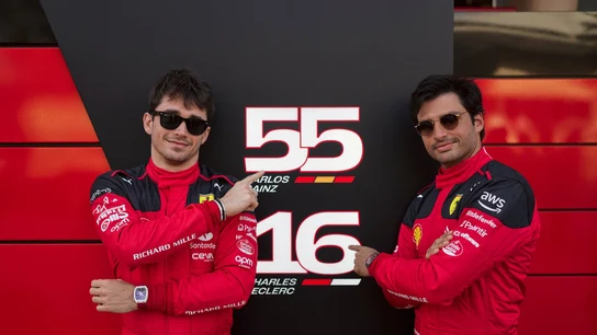 Charles Leclerc y Carlos Sainz Charles Leclerc y Carlos Sainz