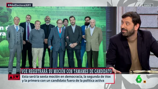Ruiz Valdivia critica la "imagen elocuente" de la moción de censura de Tamames: "¿Esa es la España de Vox?" Ruiz Valdivia critica la "imagen elocuente" de la moción de censura de Tamames: "¿Esa es la España de Vox?"