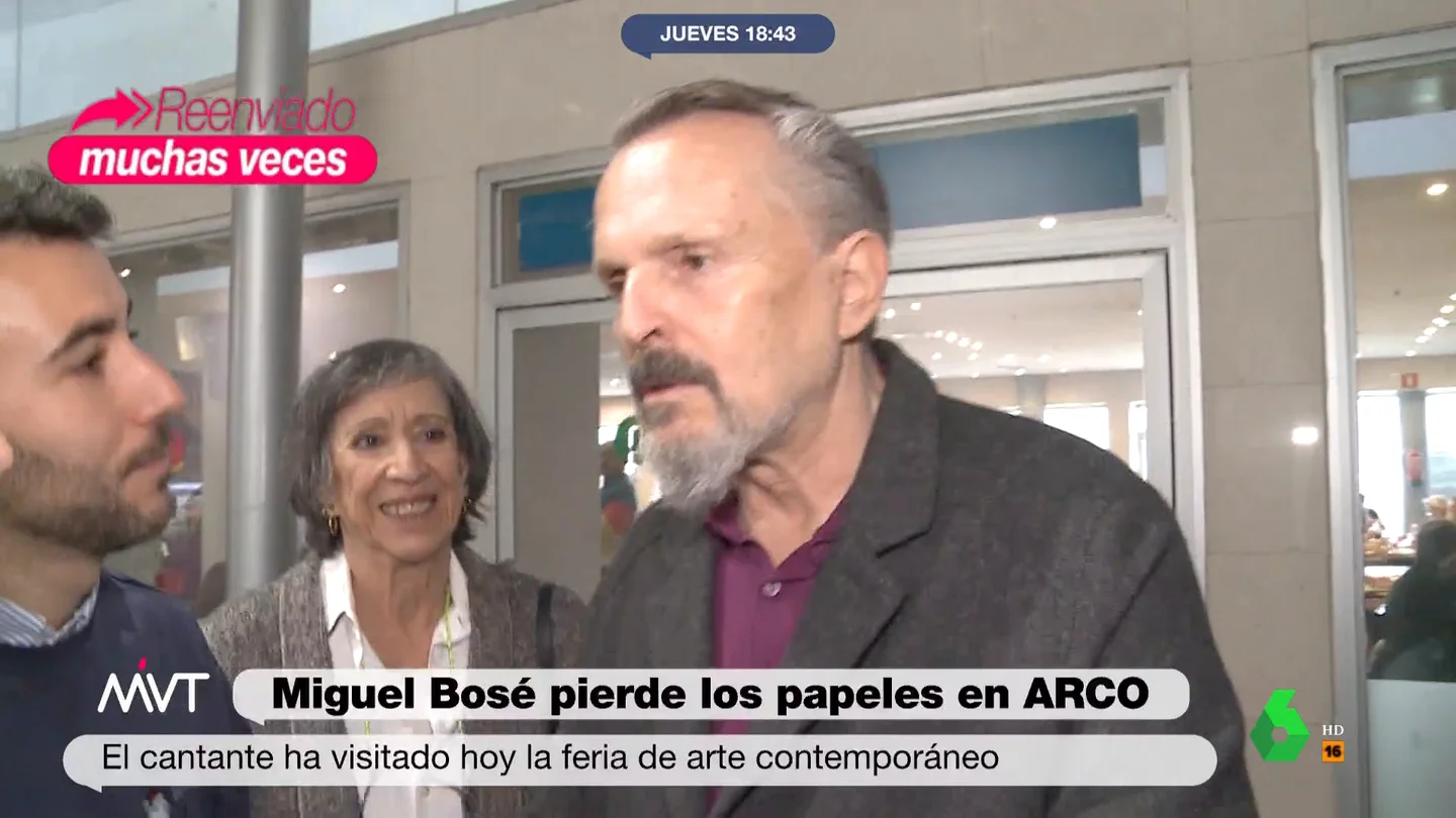 miguel bosé en arco miguel bosé en arco