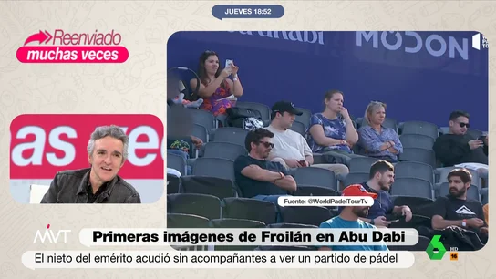 Primeras imágenes de la nueva vida de Frolián en Dubai: en el pádel y sin despegarse del móvil Primeras imágenes de la nueva vida de Frolián en Dubai: en el pádel y sin despegarse del móvil