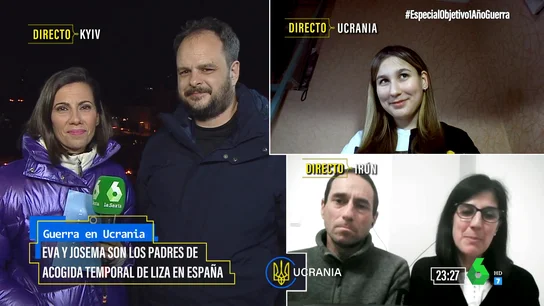 OBJETIVO La incertidumbre de los 'aitas' de Liza por la guerra: "Perdimos la comunicación durante un mes y medio" OBJETIVO La incertidumbre de los 'aitas' de Liza por la guerra: "Perdimos la comunicación durante un mes y medio"