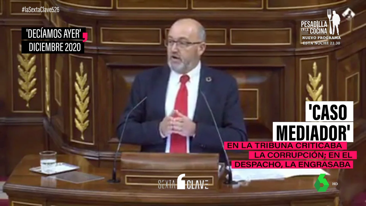 Las lecciones de transparencia que daba el exdiputado del PSOE investigado en el 'caso mediador' Las lecciones de transparencia que daba el exdiputado del PSOE investigado en el 'caso mediador'
