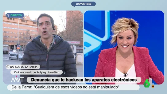 Cristina Pardo deja sin palabras al vecino del "horno hackeado" al destapar su montaje: "Son dos planos pegados" Cristina Pardo deja sin palabras al vecino del "horno hackeado" al destapar su montaje: "Son dos planos pegados"