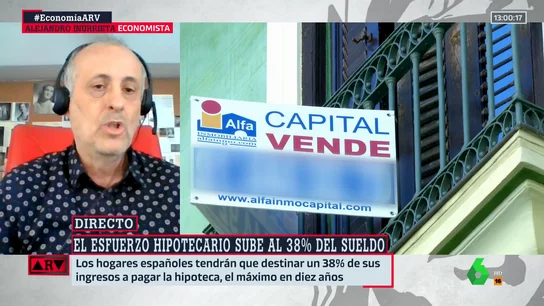 El pronóstico de Alejandro Inurrieta sobre las hipotecas: "El alquiler se encarece y afecta al precio de compra" El pronóstico de Alejandro Inurrieta sobre las hipotecas: "El alquiler se encarece y afecta al precio de compra"
