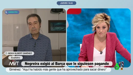 Un exárbrito, sobre el escándalo del Barça con Negreira: "Aquí ha habido más gente que ha aprovechado esto para sacar dinero" Un exárbrito, sobre el escándalo del Barça con Negreira: "Aquí ha habido más gente que ha aprovechado esto para sacar dinero"