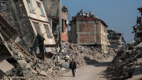 Una réplica de magnitud 5 causa el terror en Antioquía, en la provincia de Turquía más afectada por los terremotos Una réplica de magnitud 5 causa el terror en Antioquía, en la provincia de Turquía más afectada por los terremotos