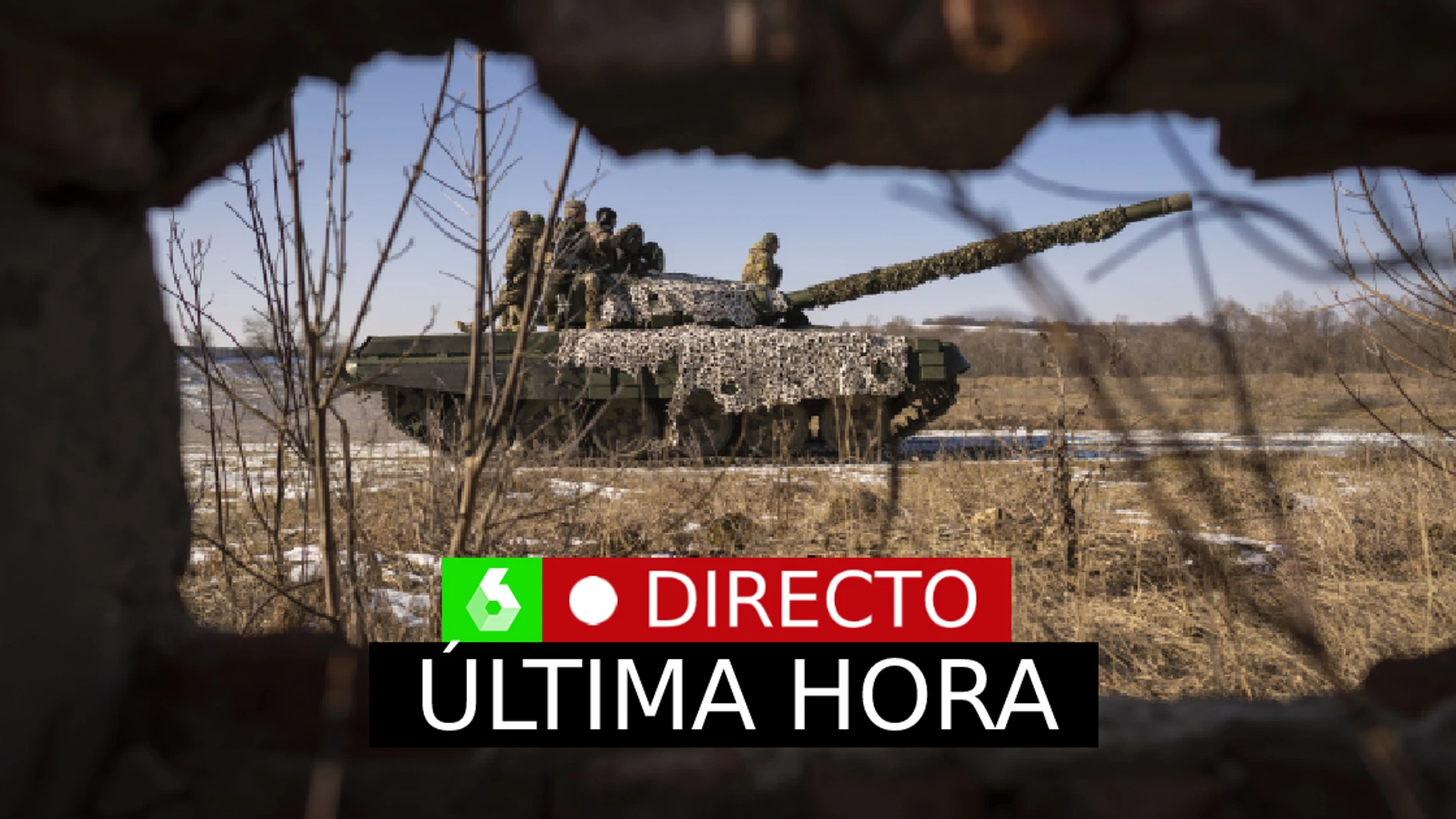 Tanques ucranianos luchan contra las fuerzas rusas