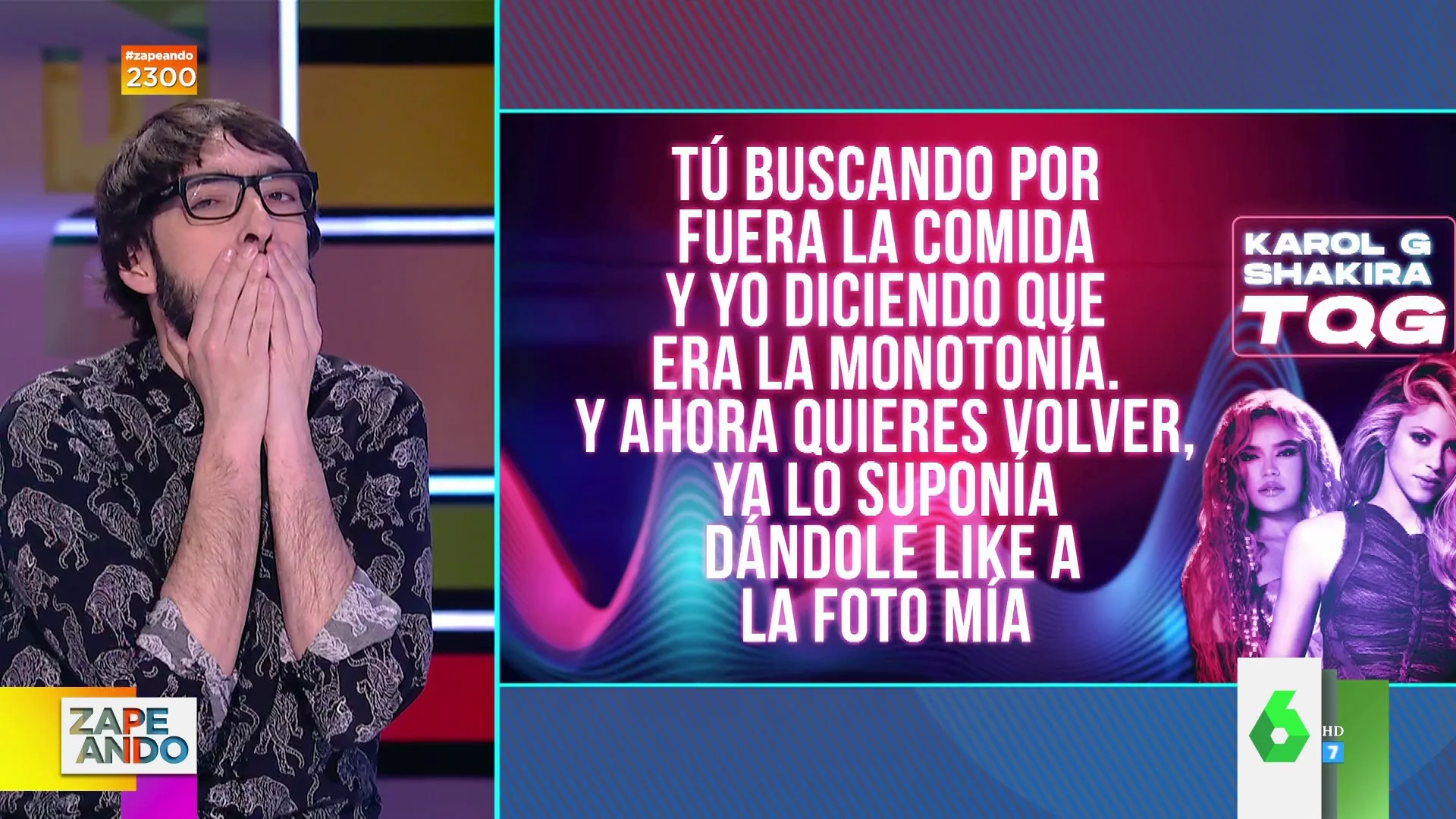 Quique Peinado analiza los nuevos dardos de Shakira a Piqué en su canción con Karol G