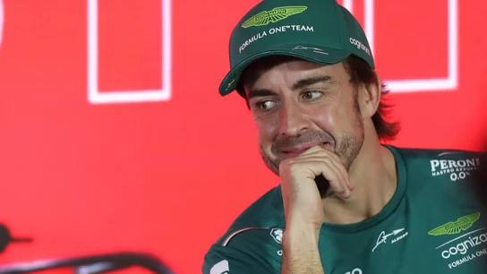 Fernando Alonso, en rueda de prensa Fernando Alonso, en rueda de prensa