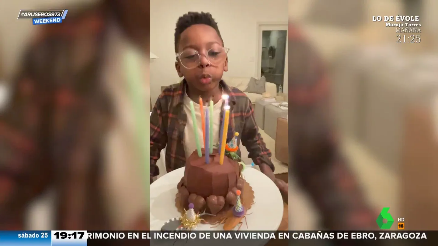El conmovedor deseo de un niño al soplar las velas de su cumpleaños: ver a su abuelo muerto El conmovedor deseo de un niño al soplar las velas de su cumpleaños: ver a su abuelo muerto