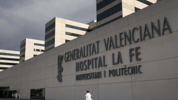 Imagen de la fachada del Hospital Universitario de la Fe de Valencia