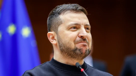 Zelenski comparece en el aniversario: "La victoria es inevitable" Zelenski comparece en el aniversario: "La victoria es inevitable"