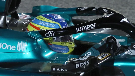 Fernando Alonso, sobre el Aston Martin Fernando Alonso, sobre el Aston Martin