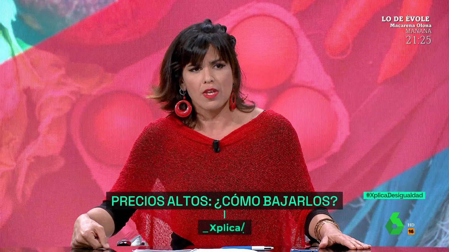 Teresa Rodríguez, en laSexta Xplica Teresa Rodríguez, en laSexta Xplica