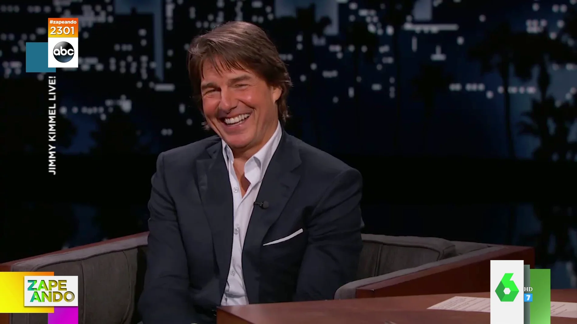 La entrevista 'imposible' de Jimmy Kimmel a Tom Cruise