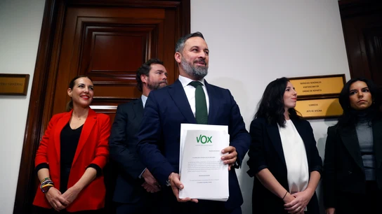 Vox presenta una moción de censura abocada al fracaso Vox presenta una moción de censura abocada al fracaso