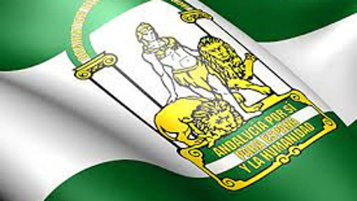 Bandera y escudo de Andalucía Bandera y escudo de Andalucía