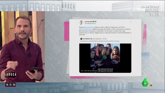 LA ROCA - LA RESPUESTA DE JOSÉ ANDRÉS A LA MINISTRA IONE BELARRA LA ROCA - LA RESPUESTA DE JOSÉ ANDRÉS A LA MINISTRA IONE BELARRA