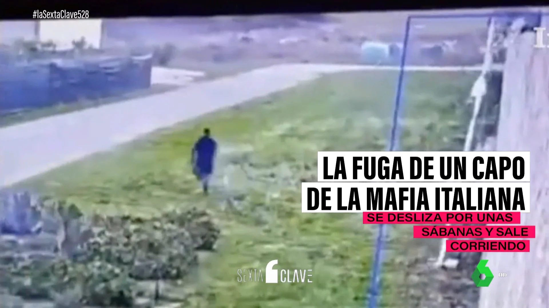 Fugas de película: un capo de la mafia italiana huye de la cárcel descolgándose con una sábana