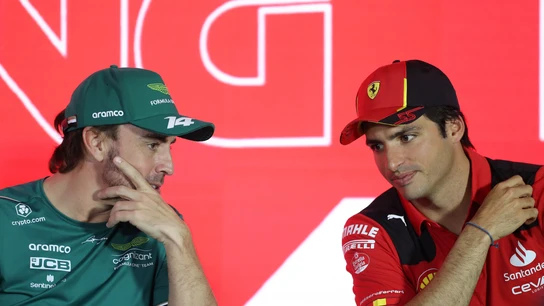 Fernando Alonso y Carlos Sainz Fernando Alonso y Carlos Sainz