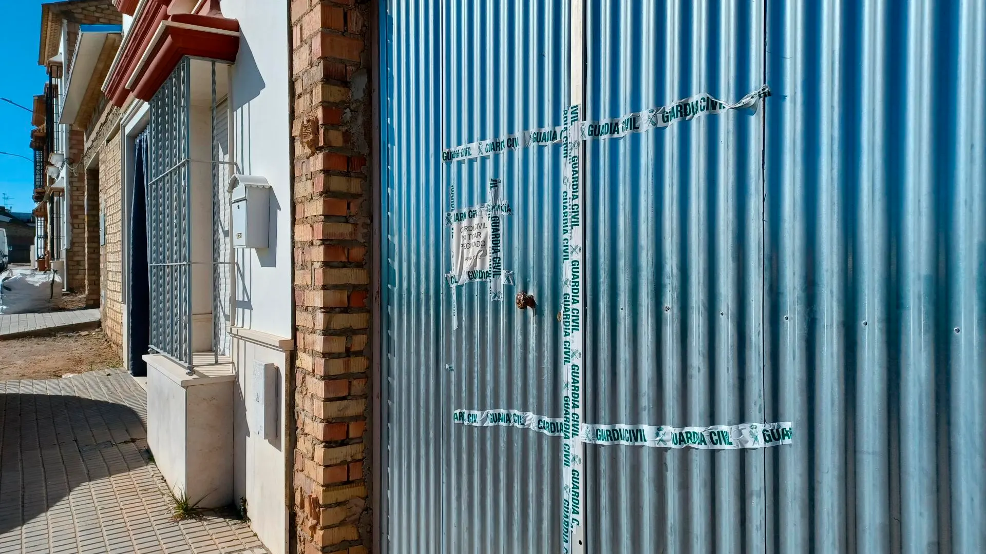 Lugar de El Rubio donde se halló el cadáver de una joven de 17 años el lunes