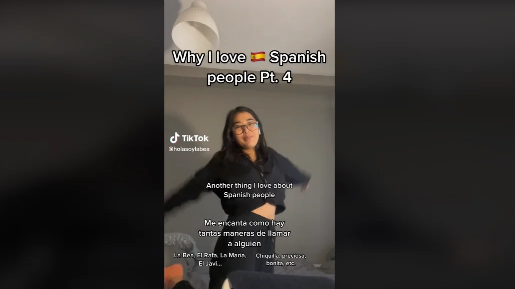 Joven cuenta las costumbres de Espa&ntilde;a que m&aacute;s le gustan en Tiktok