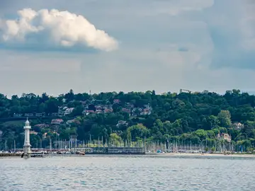Lago Lemán, en Ginebra
