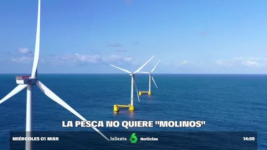 Captura de los molinos marinos, que se instalarán en España Captura de los molinos marinos, que se instalarán en España