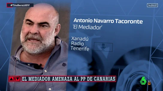 El 'Mediador' amenaza ahora con salpicar al presidente del PP en Canarias El 'Mediador' amenaza ahora con salpicar al presidente del PP en Canarias
