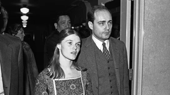 Linda Kasabian durante el juicio contra Charles Mason. Linda Kasabian durante el juicio contra Charles Mason.
