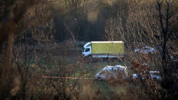 Camión hallado con 18 migrantes muertos el pasado 17 de febrero en Bulgaria