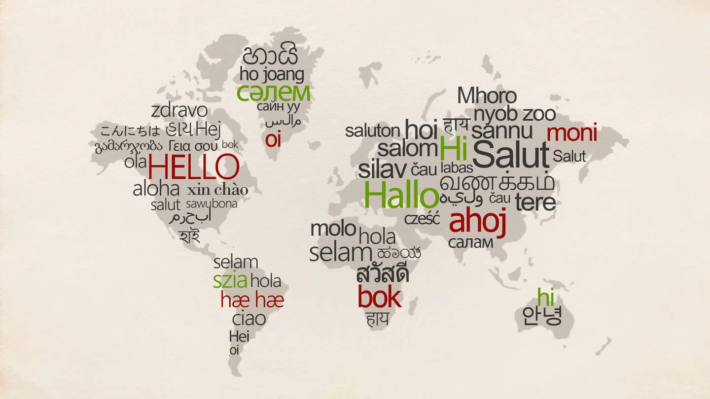 Mapa del mundo con los idiomas más utilizados Mapa del mundo con los idiomas más utilizados