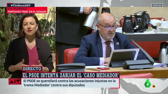 Eva Granados ataca al PP tras señalar al PSOE por el 'caso Mediador': "Feijóo mantiene imputados en sus escaños" Eva Granados ataca al PP tras señalar al PSOE por el 'caso Mediador': "Feijóo mantiene imputados en sus escaños"