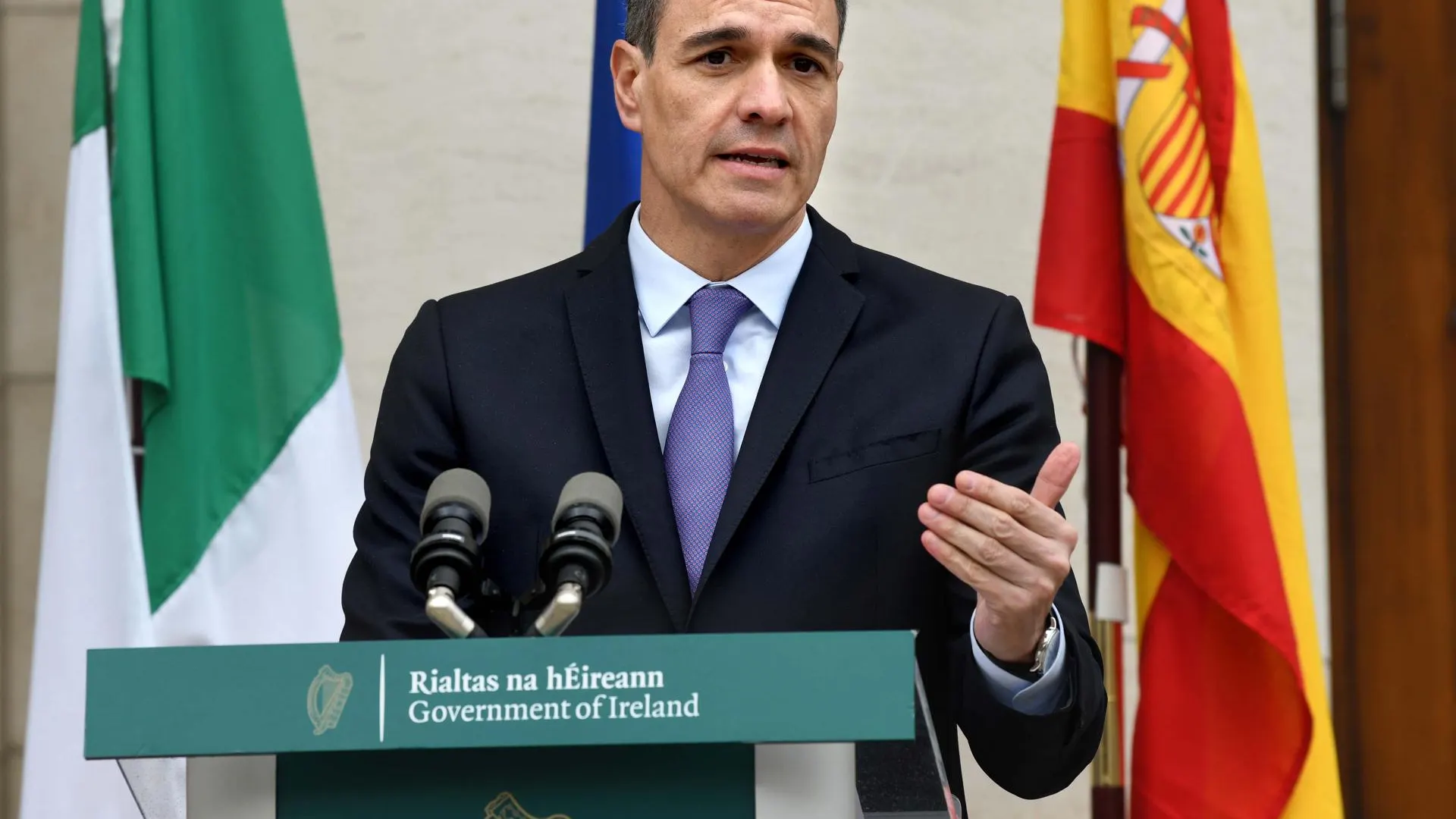 El presidente del Gobierno, Pedro Sánchez