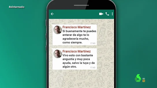 La conversación de WhatsApp entre Ramón Navarro y el presidente de la Audiencia Nacional que evidencia su buena relación y sintonía La conversación de WhatsApp entre Ramón Navarro y el presidente de la Audiencia Nacional que evidencia su buena relación y sintonía
