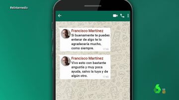 La conversación de WhatsApp entre Ramón Navarro y el presidente de la Audiencia Nacional que evidencia su buena relación y sintonía 
