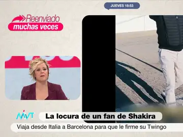 Cristina Pardo se planta ante la locura de un fan de Shakira: &quot;Me da mucha pereza&quot;