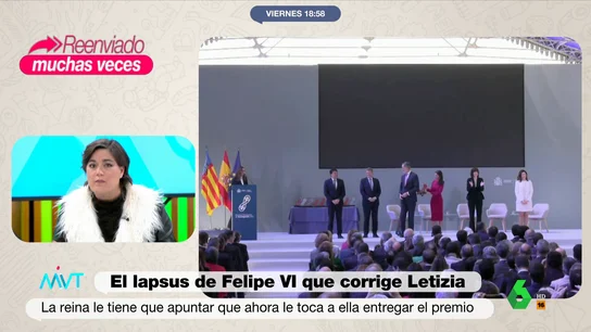 Loreto Ochando cuestiona a Felipe VI tras su lapsus corregido por Letizia: "Cobra de mis impuestos" Loreto Ochando cuestiona a Felipe VI tras su lapsus corregido por Letizia: "Cobra de mis impuestos"