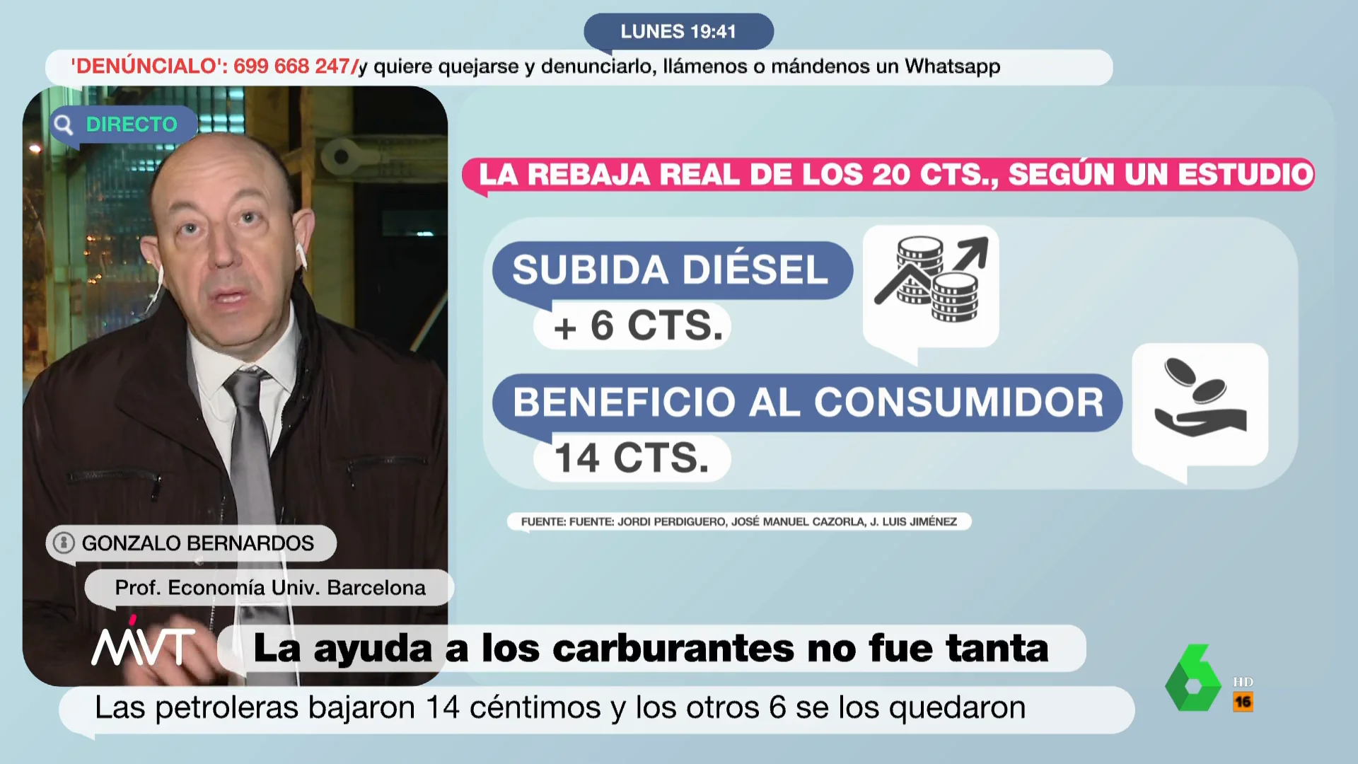 Gonzalo Bernardos opina sobre las petroleras y los súper