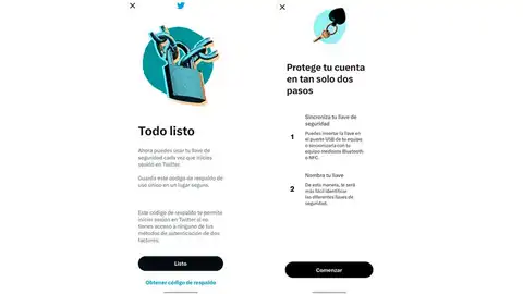 Verificación en dos pasos en Twitter Verificación en dos pasos en Twitter