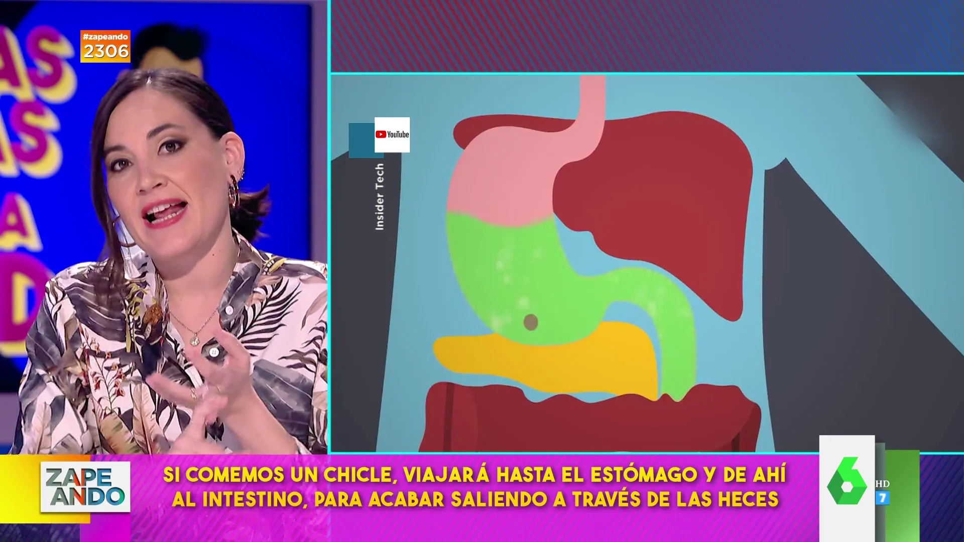 ¿Es peligroso comer chicle? ¿se pega al estómago? Boticaria García explica el viaje que hace por nuestro cuerpo