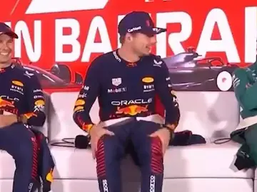 Guasa de &#39;Checo&#39; Pérez a Alonso, miradita de Verstappen y risa de Fernando